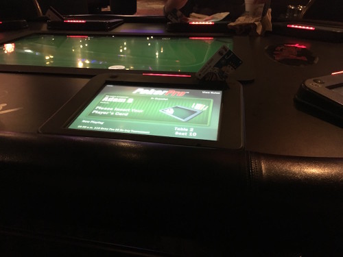 Poker Pro Table at the Plaza