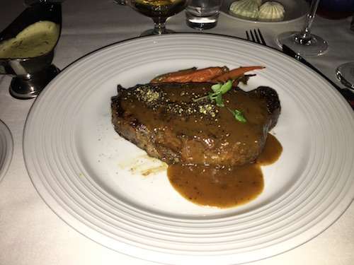 New York Strip. I liked it as much as cousin Eddie likes jello with cat food in it.